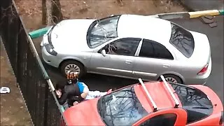 الأبنوس فتاة ضخمة مع تمثال نصفي تفريغها من سكسى مباشر قبل عشيقها