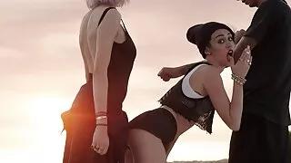 سمراء يحب من الصعب مباشر سكسي الجنس مع رجل أسود